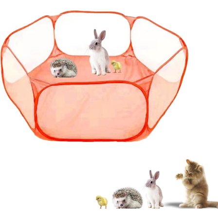 Sammenleggbar smådyrinnhegning – Bærbar innhegning for marsvin, hamster og kanin