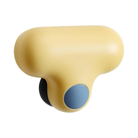 Glasskraber til badeværelse - mini - blå