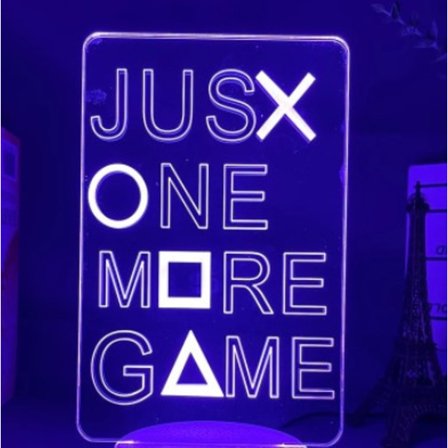 Kreativ Natlampe til Gamere - Bare Endnu Et Spil Til Knækket Design[ZHE] Crack Touch Farverig S_qcx