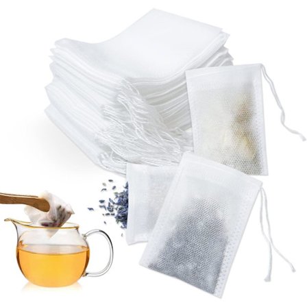 Förpackning med 400 Engångs Te-filter av Papper, Engångs med Dr,ZQKLA