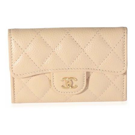 Chanel Vintage, Pre-owned Wallets Beige, Dames, Maat:ONE Size