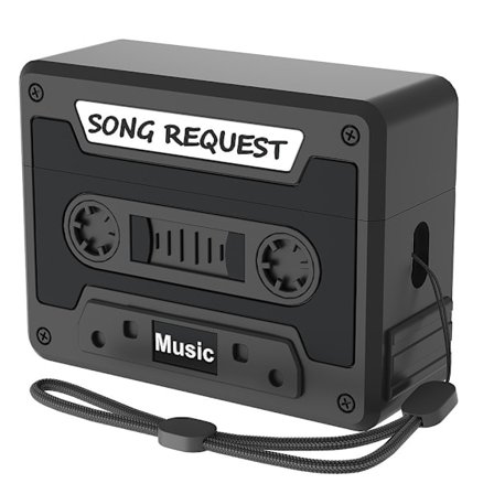 iPhone AirPods 4, Bluetooth pehmeäkuorinen kuulokekotelo, silikoninen suojakotelo, musta