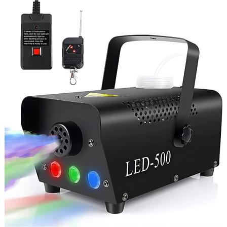 Savukone 3 LED-valolla, savudesinfiointi langallisella vastaanottimella ja langattomalla kaukosäätimellä, täydellinen häihin