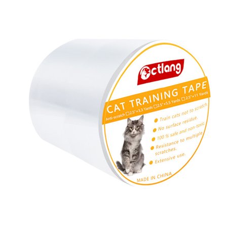 Anti-Katt Klös Skyddande Tejp Möbelskydd Lätt att Installera Hållbar för Katt Klös Avskräckande Klibbiga Tassar Tejp
