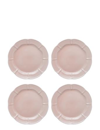 Søholm Solvej Lunch Plate 4 Pcs Home Tableware Plates Dinner Plates Pink Aida