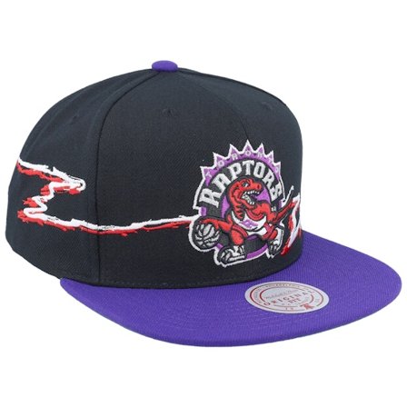 Mitchell & Ness - NBA Schwarz Snapback Cap - "Toronto Raptors Life Line HWC Black/Purple Snapback " @ Hatstore