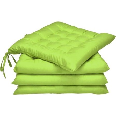 Garden Chair Cushion - Set of 4 - Comfortable and Thick Outdoor Cushion - Perfect for Indoor and Outdoor Use - 40x40x5 cm