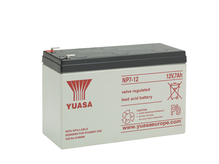 Yuasa NP7-12 Batteri 12V, 7,0 Ah, Elfördelning & strömförsörjning