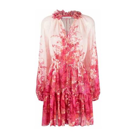 Zimmermann, Short Dresses Roze, Dames, Maat:XS