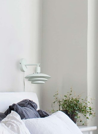 Epsilon vegglampe - hvit