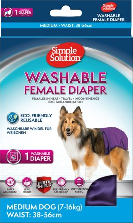 Simple Solution Washable Female Diaper Medium