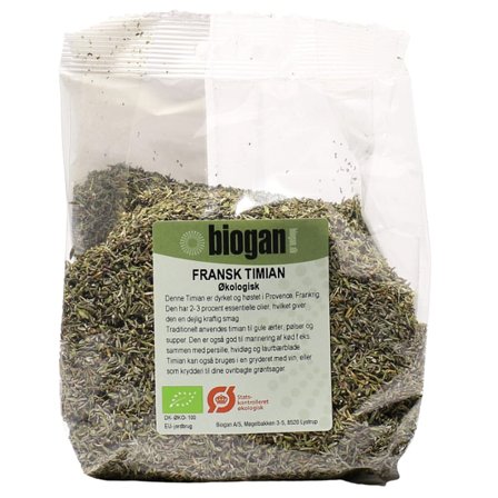 Biogan Timian Ø 100 g, Helse & Madvarer, Krydderier, Øvrigt