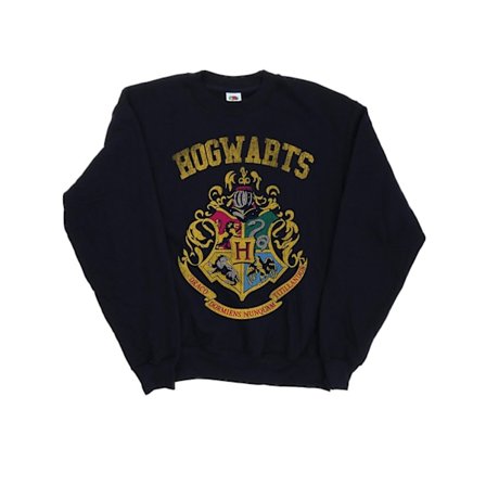 Harry Potter Dam/Dam Hogwarts Varsity Sweatshirt L Marinblå B
