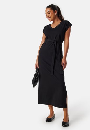 SELECTED Slfessential Ankle Dress Black Klær