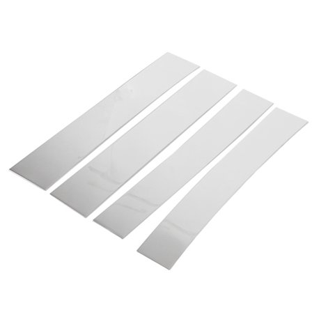 Rustfrit center dørstolpe trim sæt udskiftning til Escalade 2006‐2016 køretøjsdel