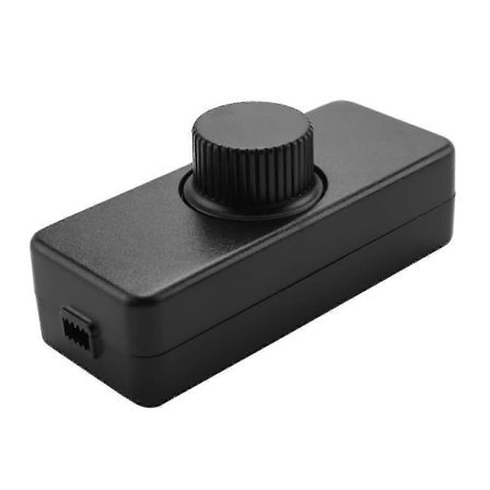 Inline LED Dimmerbryter, Innebygd På/Av og Vrikontroll Dimmer For Dimbar 3-100w LED/Glødelampe