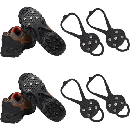 2 par halkfri gripspets för skor Stövlar som går på snöis L