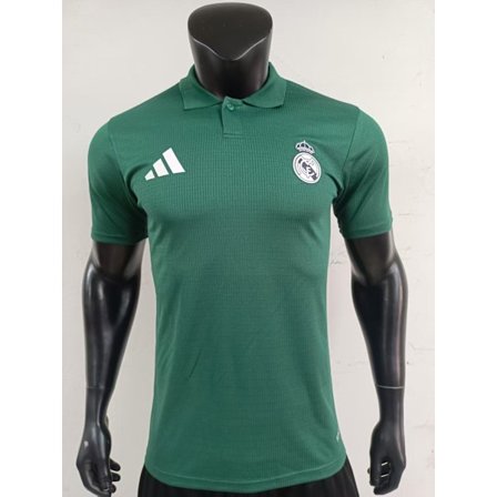 Real Madrid CF Grøn Fodbold POLO T-shirt S-2XL