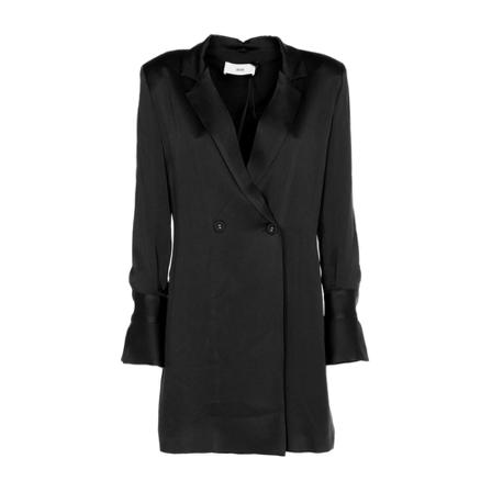 Solotre, Shirt Dresses Zwart, Dames, Maat:L