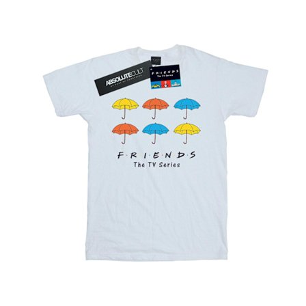 Friends Dam/Damer Färgade Paraplyer Bomull Boyfriend T-shirt