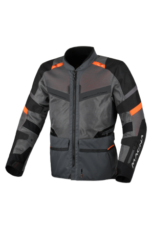 Macna Captane MC-Jacka Svart/Grå S