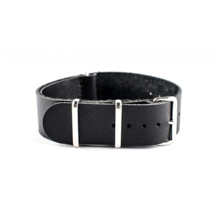 NATO klock armband i ÄKTA läder - 5 Olika färger