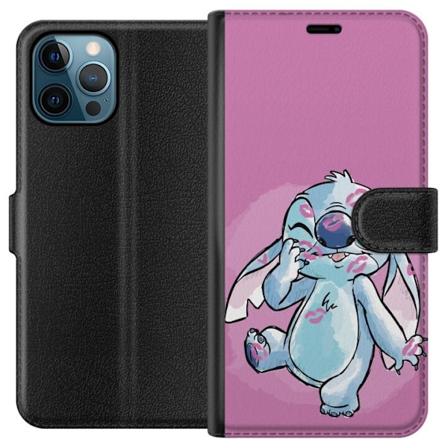 Apple iPhone 12 Pro Max Plånboksfodral Stitch Puss