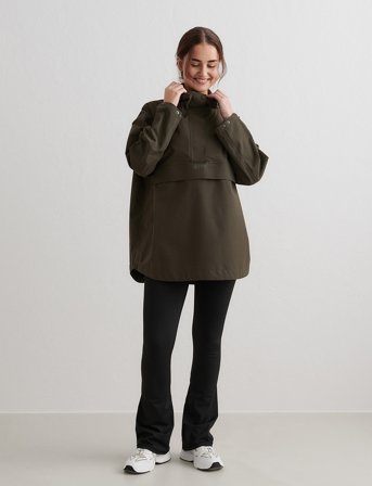aim ́n Waterproof Oversized Anorak - Khaki green - M