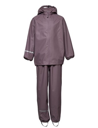 Basic Rainwear Set -Recycle Pu Purple CeLaVi