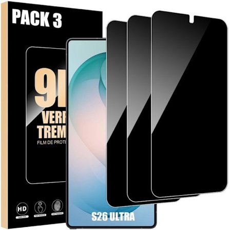 Hærdet Glas Anti-Spion - BOOLING - til Samsung Galaxy S26 Ultra - 3 Skærmbeskyttelse
