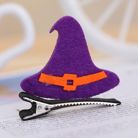 3 stk Halloween Hårklemmer Bat Pumpkin Ghost Cat Witch Hat Barrettes Piger Alligator Klemmer Hår Tilbehør til Halloween