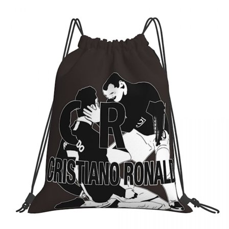 Cristiano Ronaldo Cr7 Ryggsäck Portabel Dragskoväska Ficka Gymväska