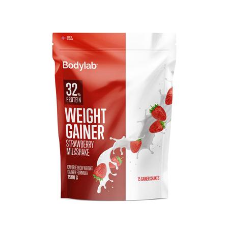 Bodylab Weight Gainer Strawberry Milkshake 1,5 kg, Sport & Velvære, Protein & Energi, Proteinpulver