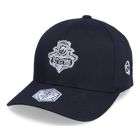 Critiql Hit - Preto flexfit Boné - Because Im Dm Emblem Black Flexfit @ Hatstore