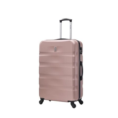 Suuri matkalaukku 75cm 23kg | CELIMS AeroWave -matkalaukku | Ultra-kevyt ja kestävä | 360-asteen pyörät | Lukkosuoja | Rose Gold