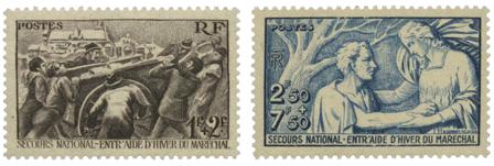 Frankrig 1941 - YT 497-98 - Postfrisk