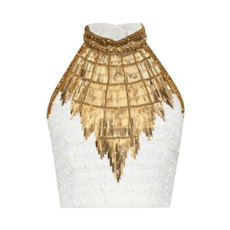 Balmain, Blouses Wit, Dames, Maat:S
