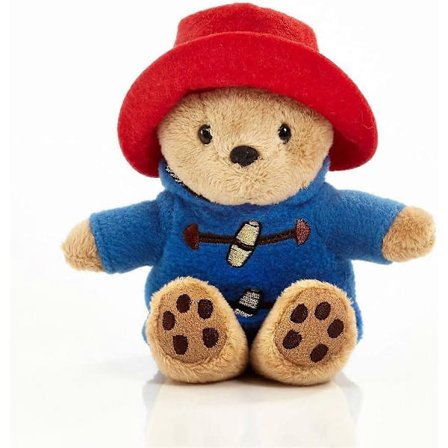 Kosebamse 12 cm Paddington Teddybjørn Beanie - Mykt kosedyr for barn. [BR]