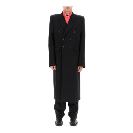 Vtmnts Coats Sort, Herre Uldfrakker