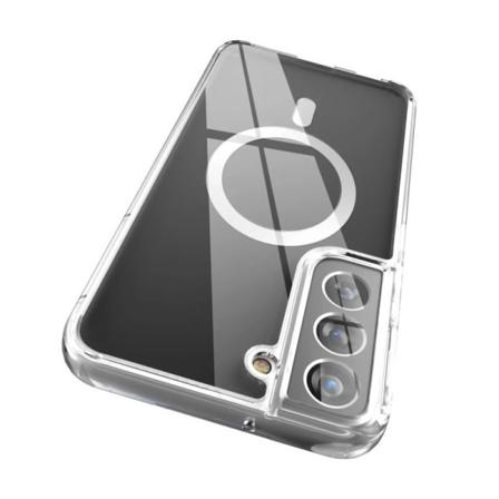 Samsung S22 Plus Transparent Stötdämpande Skal MagSafe-Kompatibe