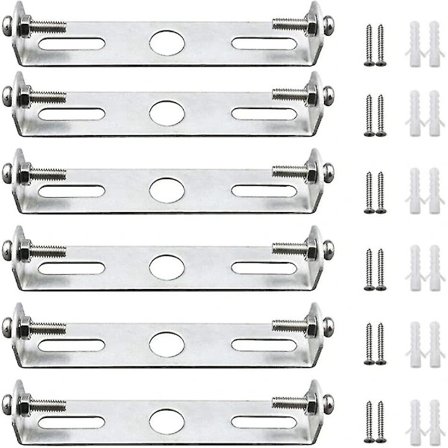 [PL】6 stk. Loftlampebeslag Loftlampe Pladeholder Loftlamper Plader 95mm Med Skruer Lofttilbehør Belysning Wuqx