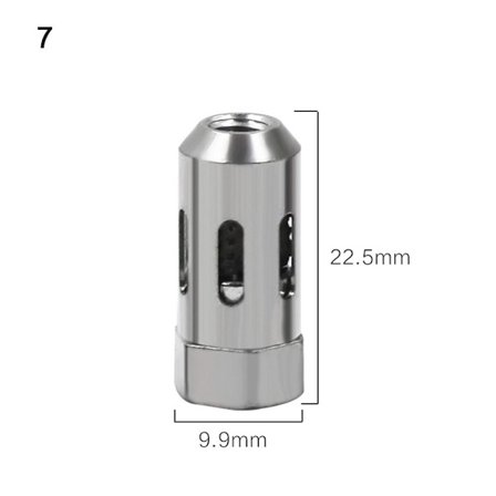 2/6 st Gassvetssats Gaslödkolvhuvud 7 7