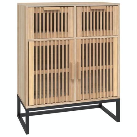 vidaXL Förvaringsskåp 60x30x75 cm konstruerat trä Brun