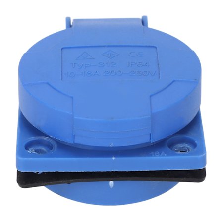 Vattentätt Infällt Industriellt Uttag 3-stift för Jordbruk Docka Husvagn Camping