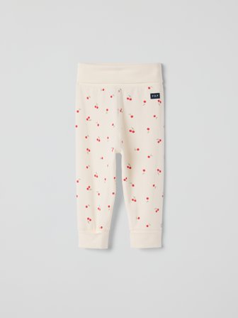 Polarn O. Pyret Byxa nedvikbara muddar körsbär - 80 - barnkläder - beige