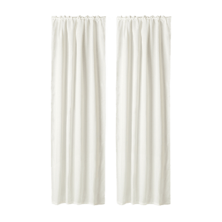 Åhléns Home Skir gardin LISA 130x250 cm, 2-pack Gardiner Vit ONESIZE