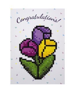 Diamond painting Kort grattis