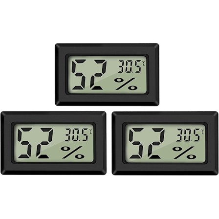 Mini digital LCD-termometer hygrometer temperatur fuktighet -50