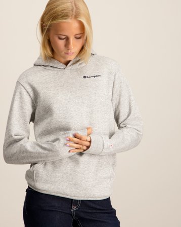 Champion Hooded Sweatshirt Gris Sweats à capuche Fille - Kids Brand Store