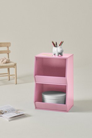 Jotex - Peasy Low Hylle Rosa - EASY - Kjøp Barneskap & barnehyller hos Jotex